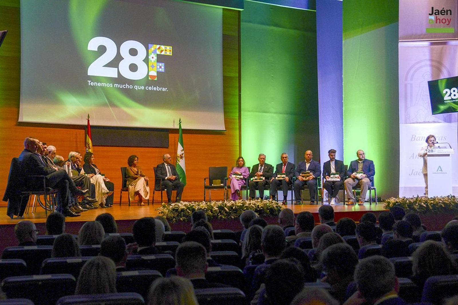 Así se ha vivido la entrega de las Banderas de Andalucía de la provincia de Jaén