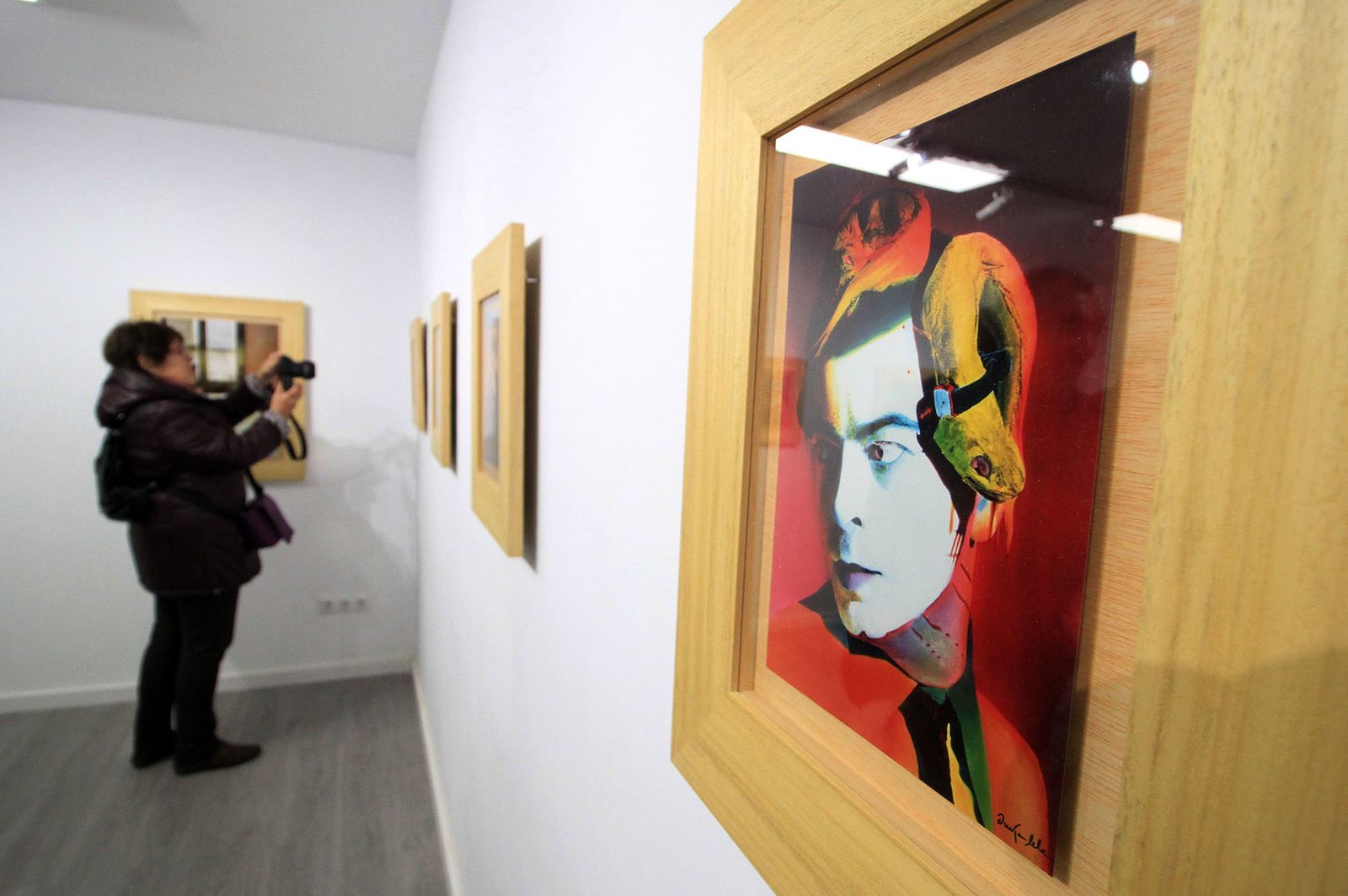 Imágenes de la inauguración de la exposición de Latitudes 'Cibachrome', de Ouka Leele, en la Galería Espacio Cero