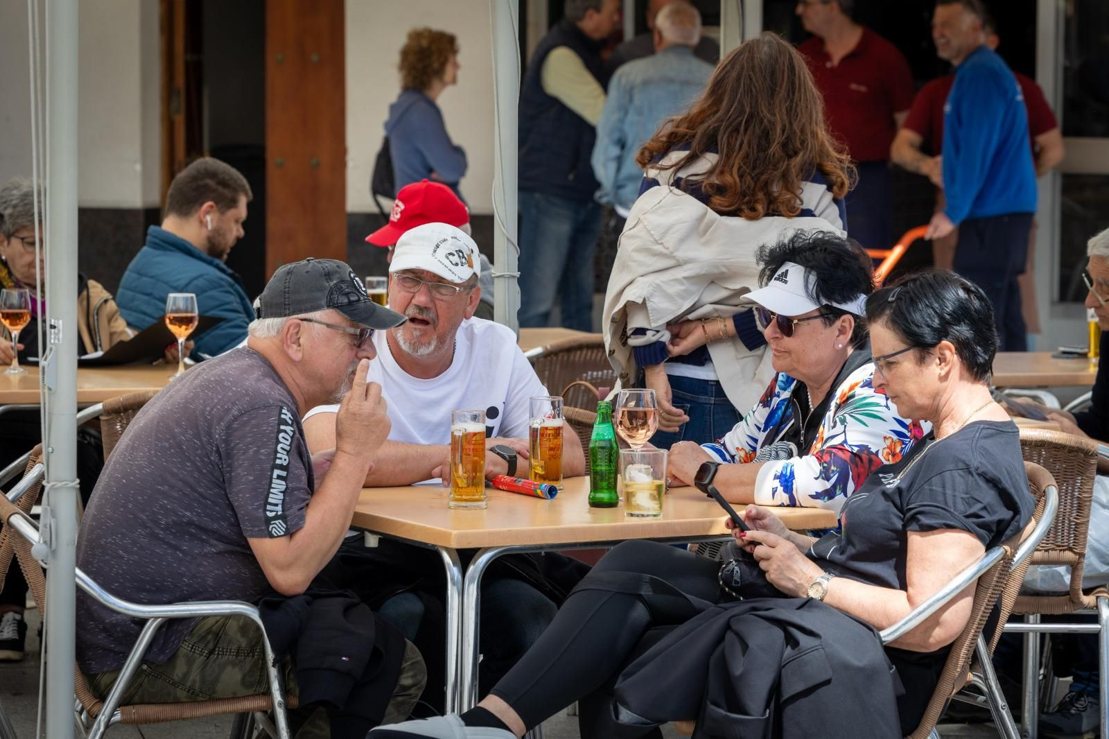 Imágenes de los cruceristas que han llegado a Cádiz este 1 de mayo festivo