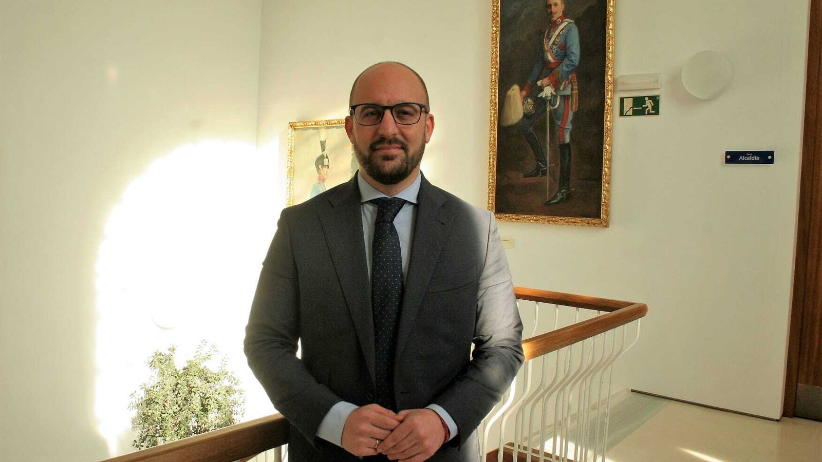 Otra de las imágenes tomadas poco antes de la entrevista.