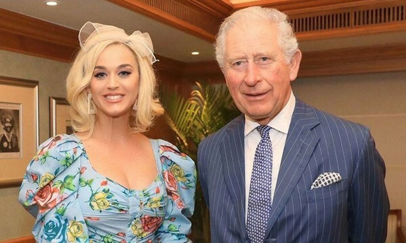 Carlos de Inglaterra y Katy Perry, juntos, en la India.