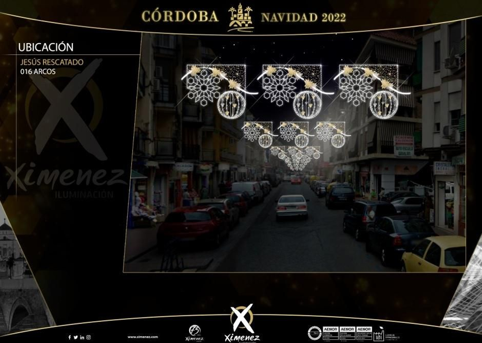 Así es el alumbrado navideño que iluminará las calles de Córdoba este 2022, en imágenes