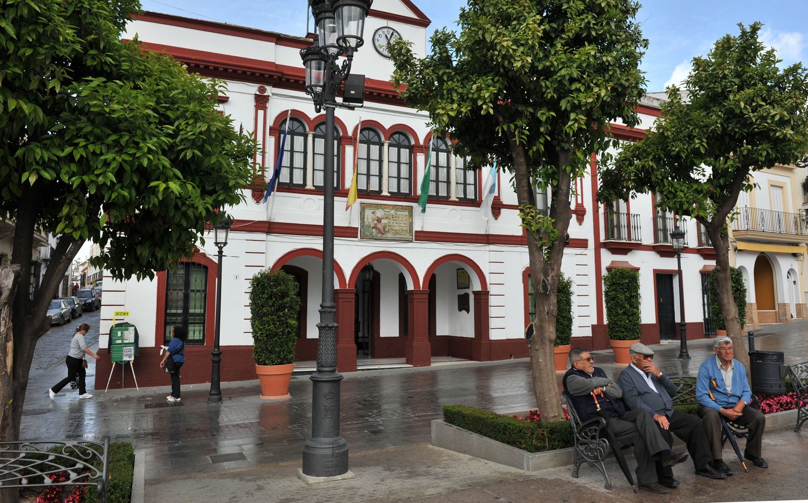 Una imagen del casco histórico de Lebrija, donde ya se están instalando cámaras.