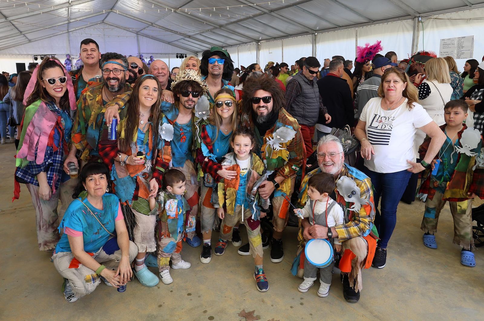 Imágenes del ambiente en la mañana del sábado en Huelva