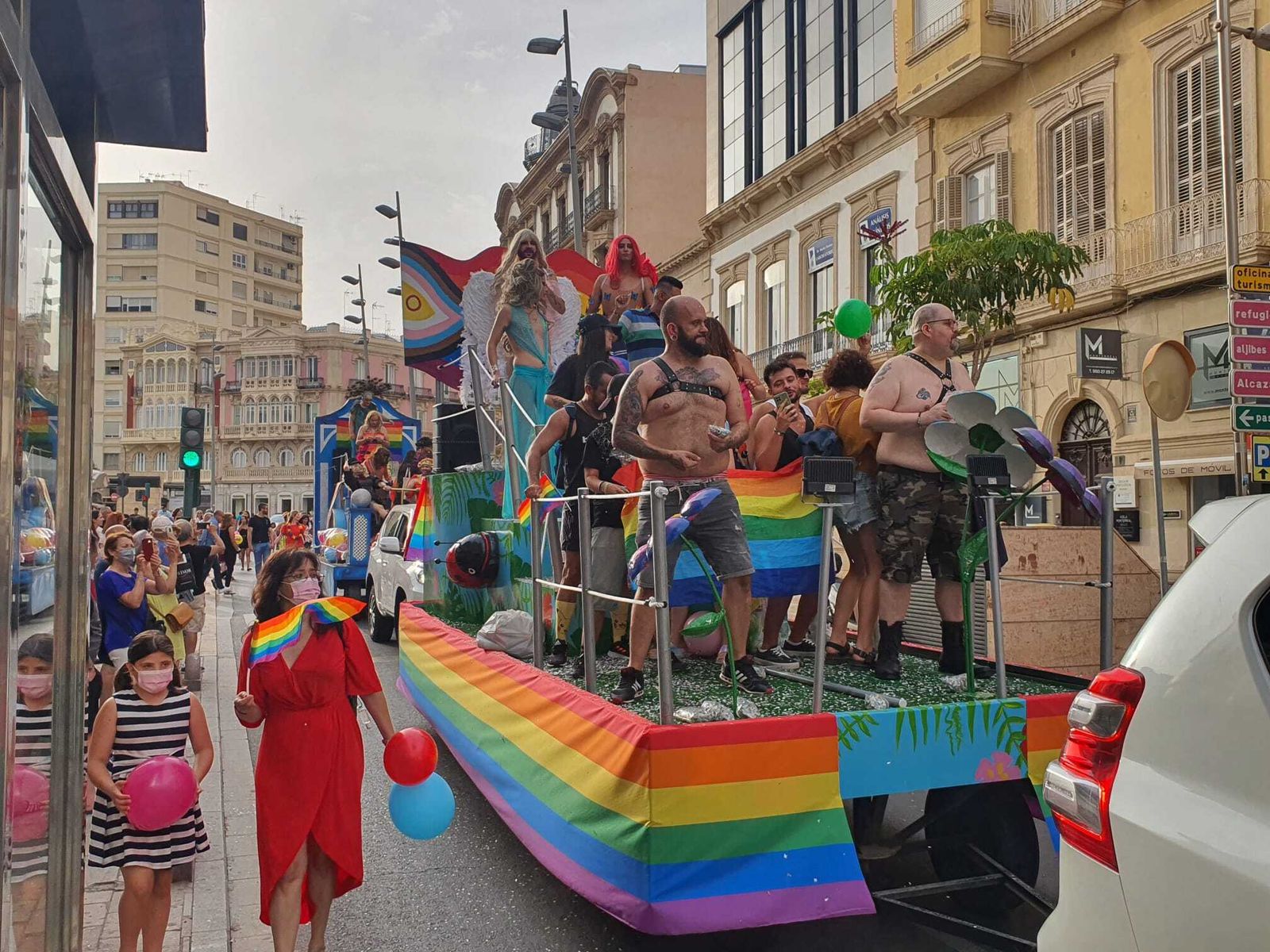 Manifestación del Orgullo LGBTI+ en Almería
