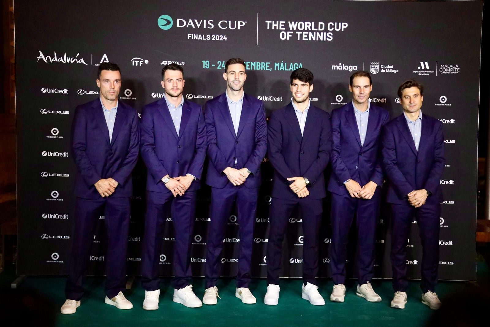 La alfombra roja de la Copa Davis