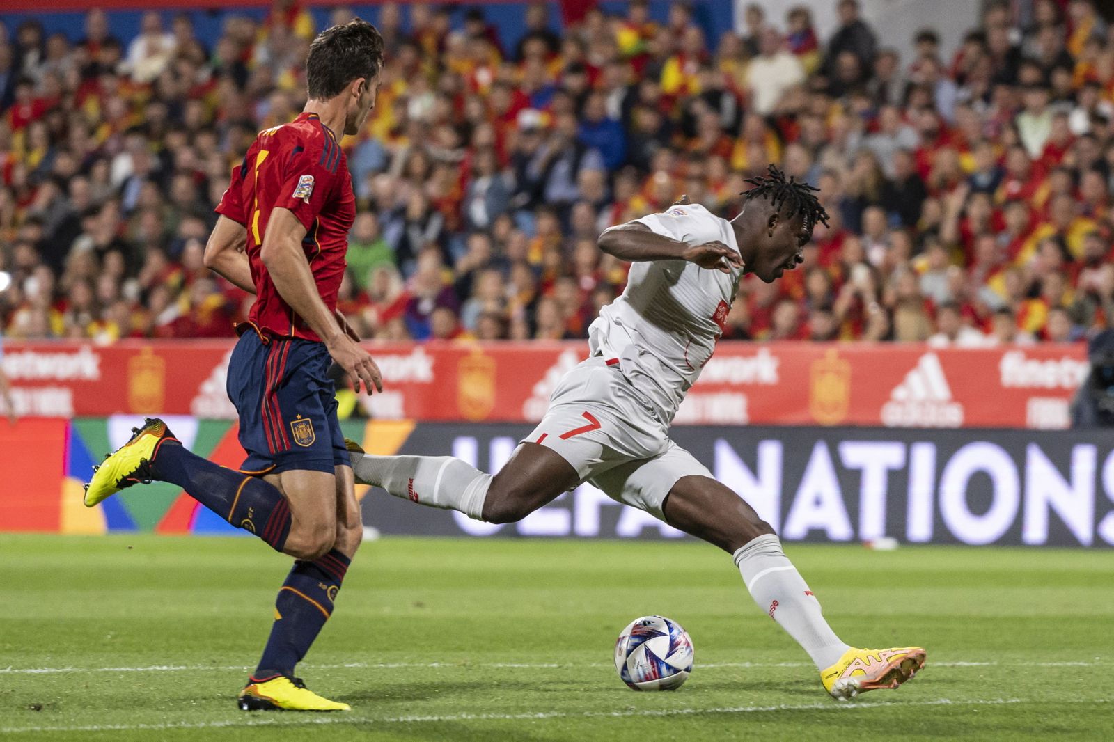 Las imágenes del España-Suiza