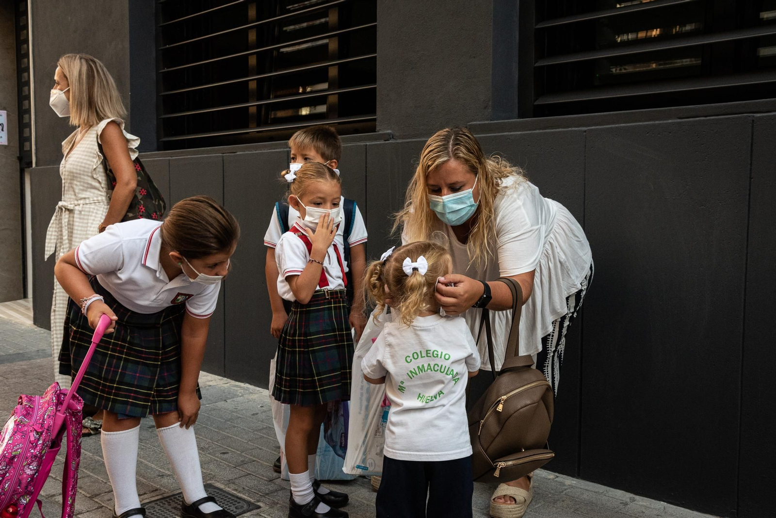 Imágenes de la vuelta al cole en Huelva