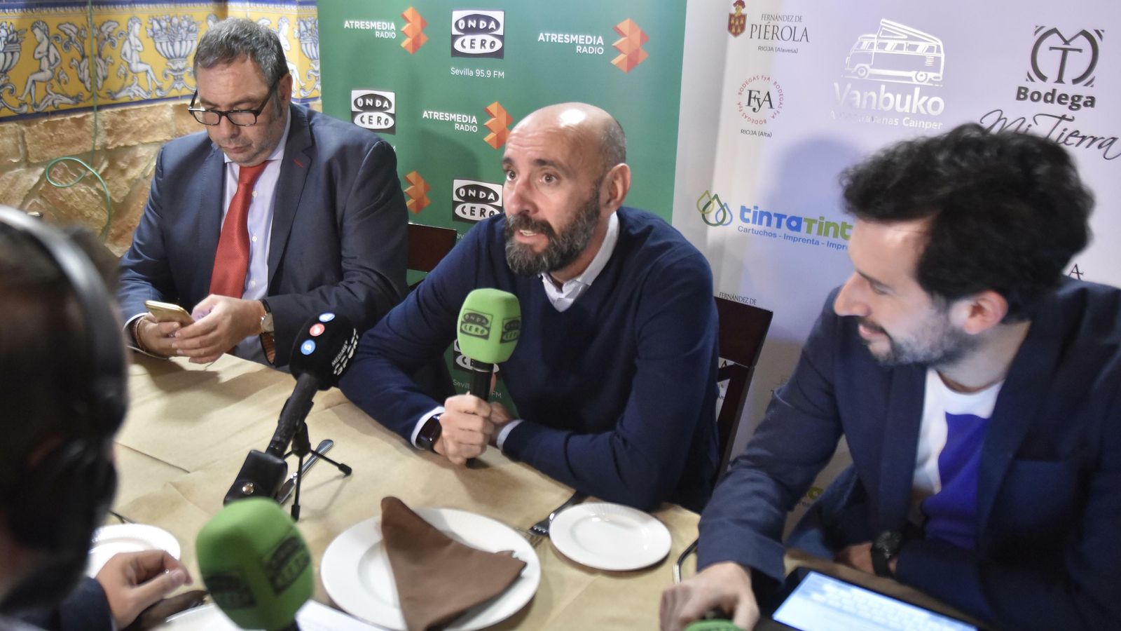 Monchi, durante la entrevista en Onda Cero de este lunes.