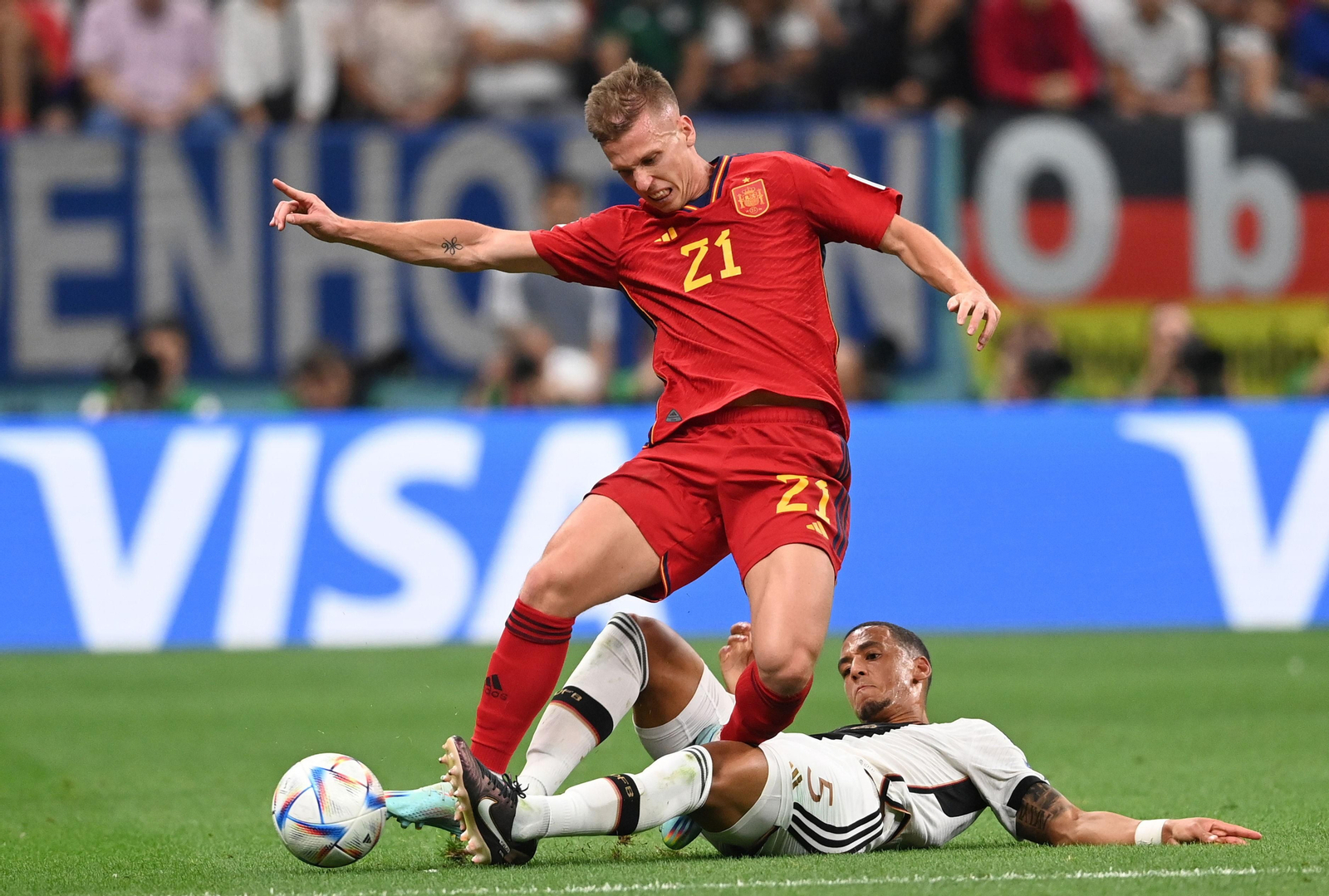 Las fotos del España-Alemania del Mundial de Qatar