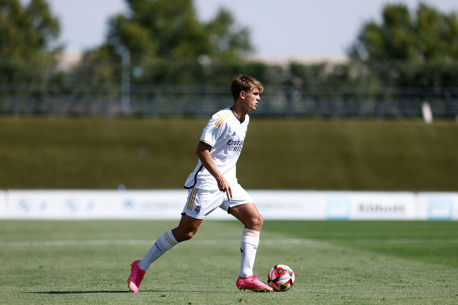 Nico Paz, con el Castilla.