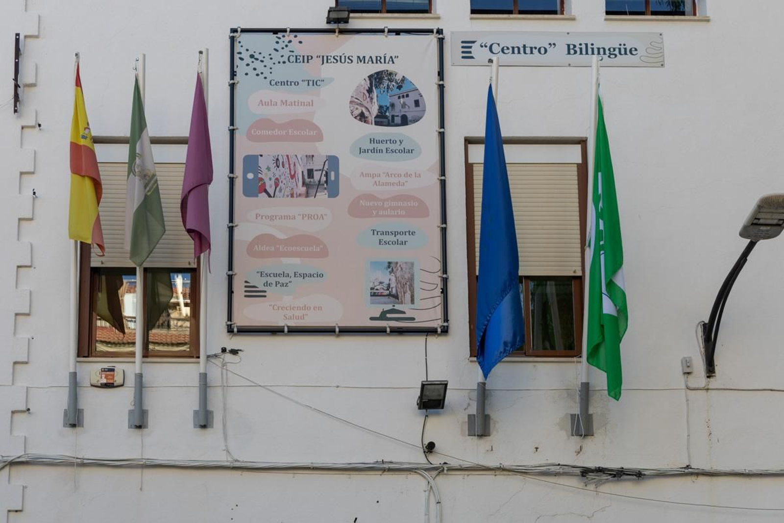 Concesión de la Bandera Verde otorgada por la Red Andaluza de Ecoescuelas al CEIP Jesús María de Jaén