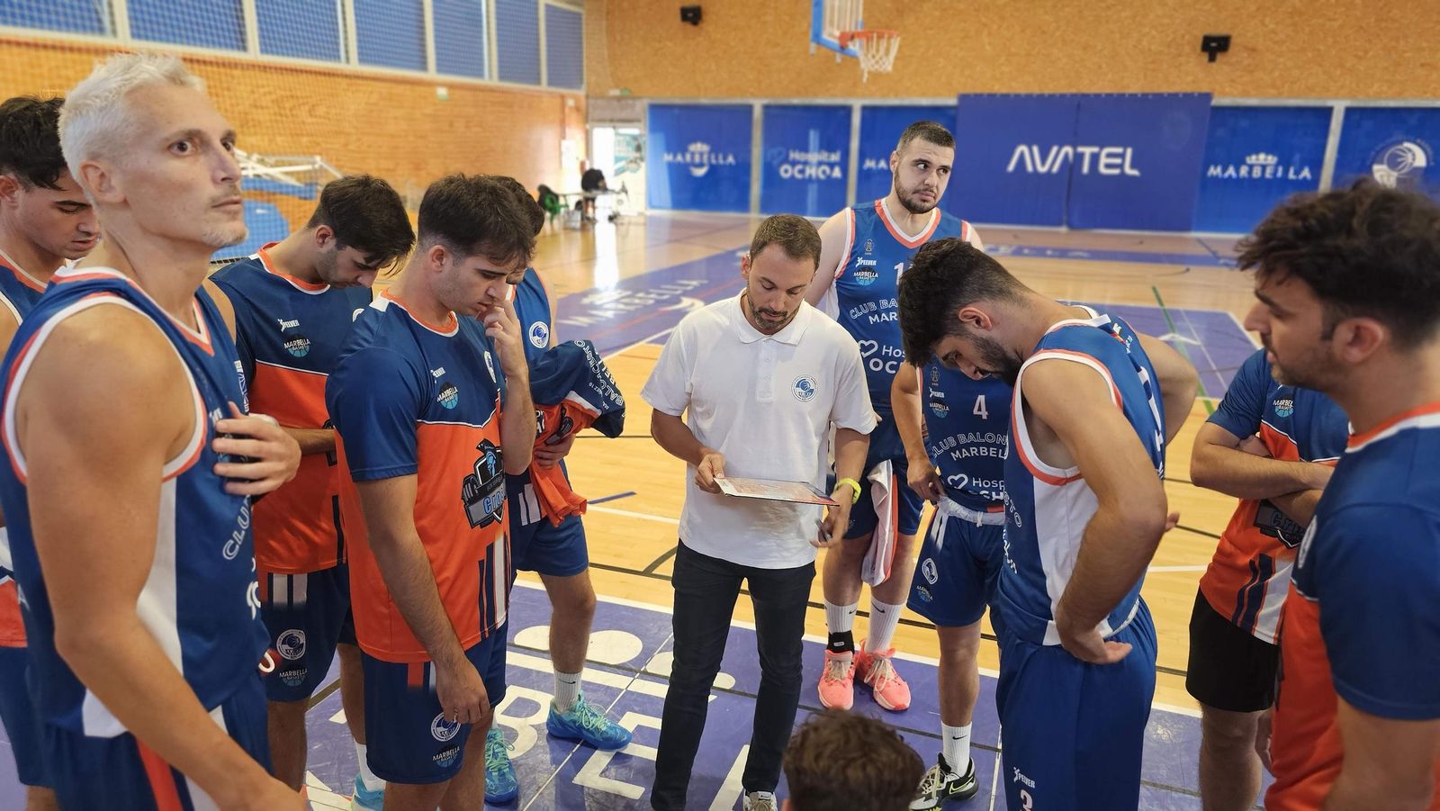 Rai López, durante un partido con el Marbella.