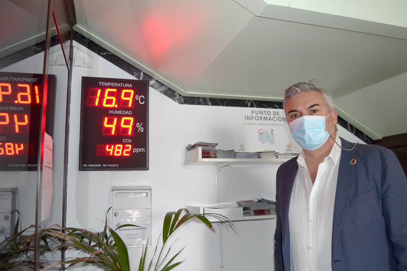 Sistema de sensores en el Consistorio de Espejo.