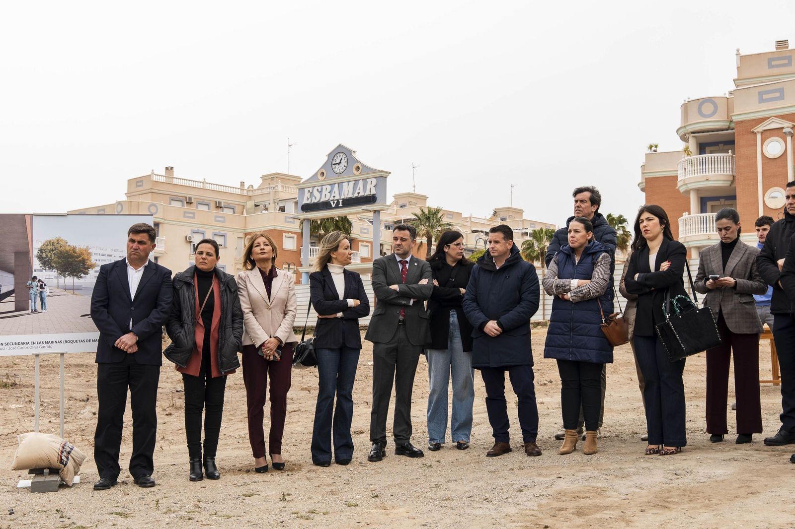 Las mejores imágenes de la colocación de la primera piedra del nuevo IES Las Marinas de Roquetas