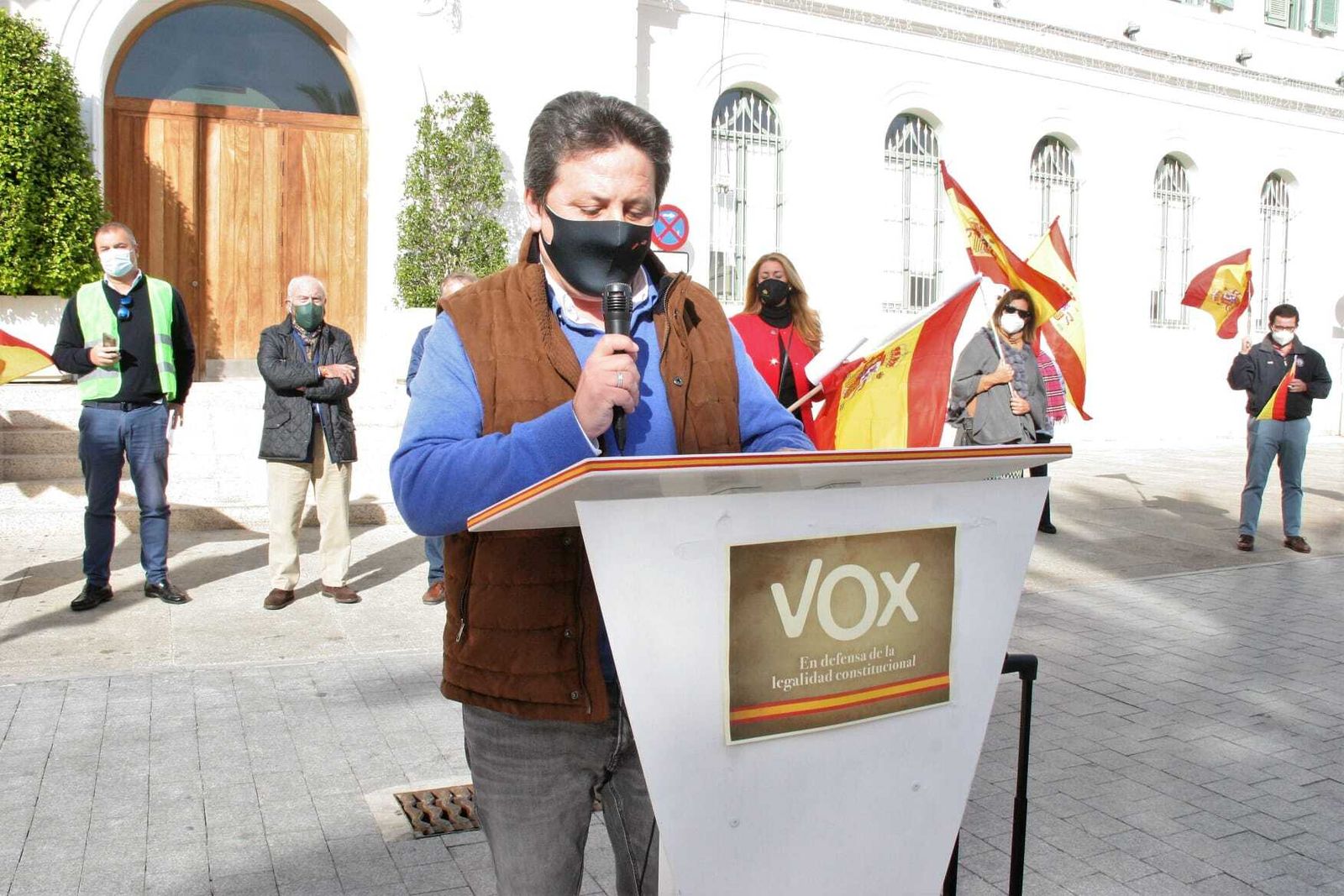 El concejal y secretario de Vox Juan Carlos Sanz.