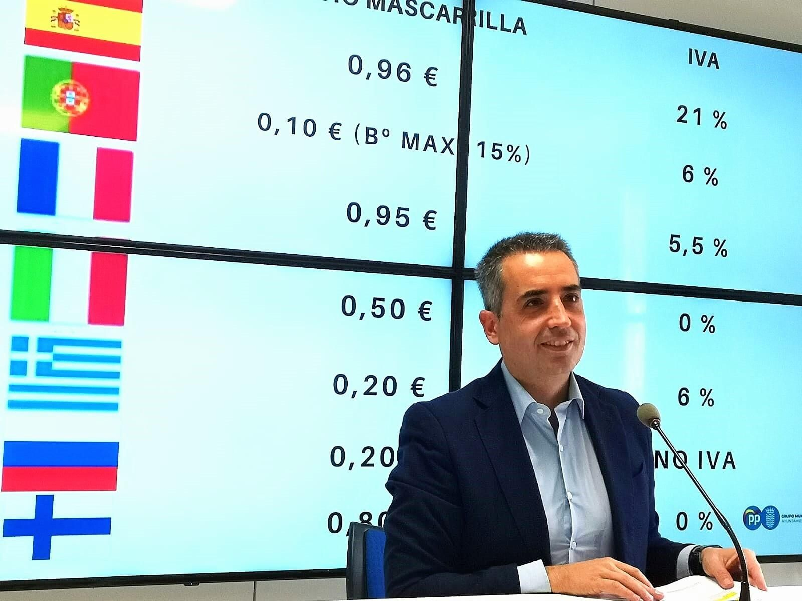 Antonio Saldaña, este martes durante la rueda de prensa ofrecida.