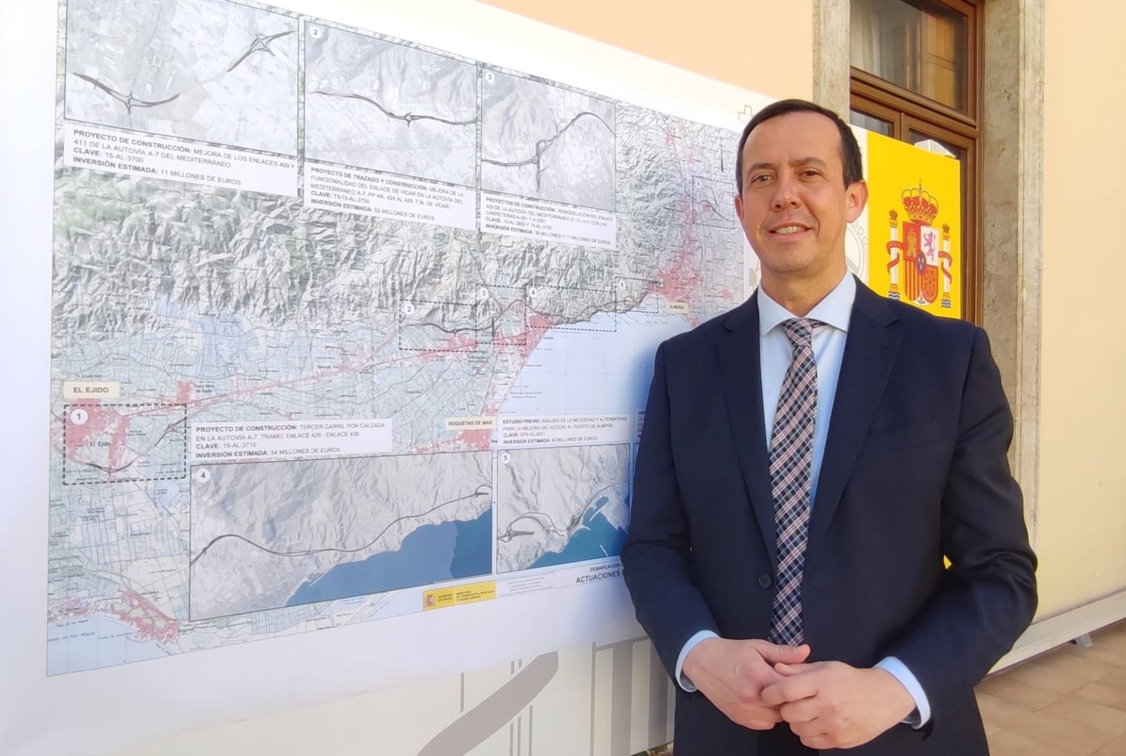 José María Martín, subdelegado del Gobierno en Almería.