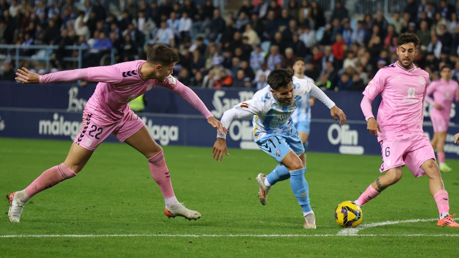 El Málaga CF-Eldense, en fotos