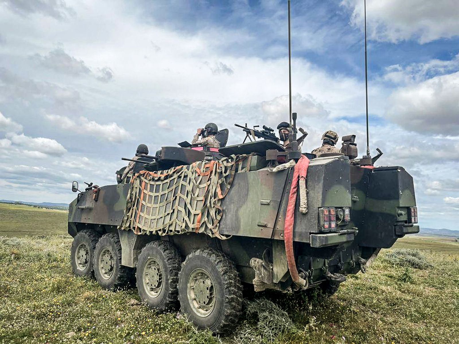 Imágenes de la Infantería de Marina en el Retín en Marfibex
