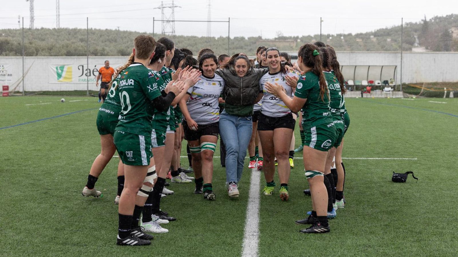 La alegría por el título de campeonas de Jaén Rugby femenino, en imágenes