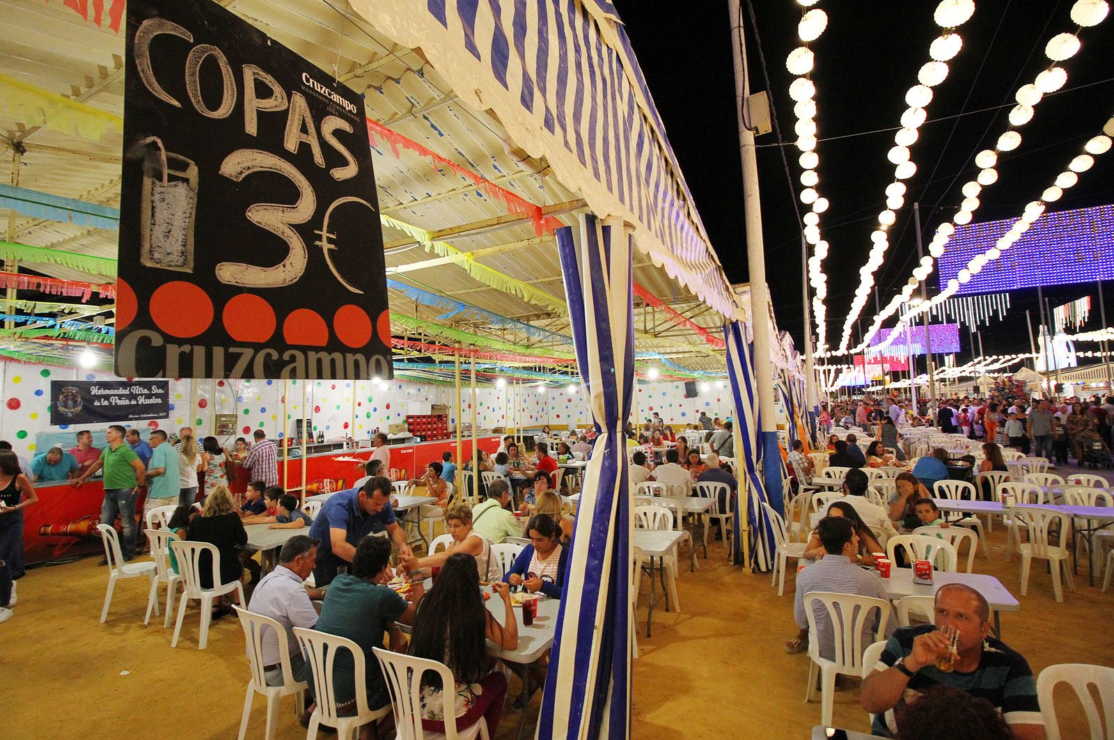 Imágenes de la inauguración oficial de las Fiestas Colombinas 2017.