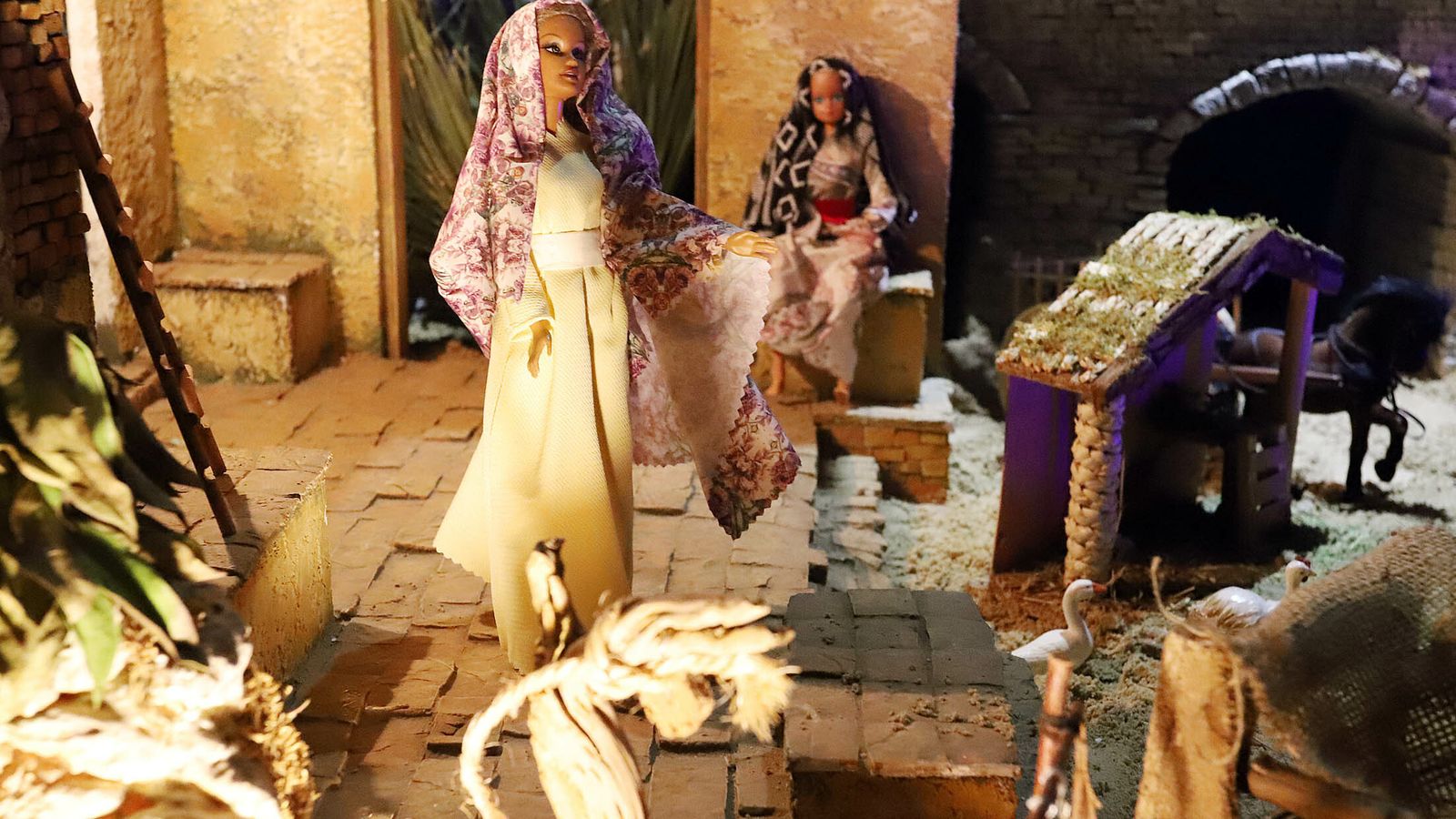 El original belén de La Borriquita