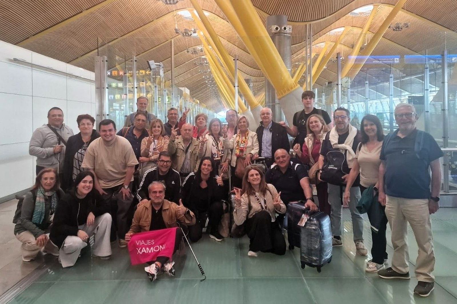 El grupo de turistas malagueños atrapados en Dubai