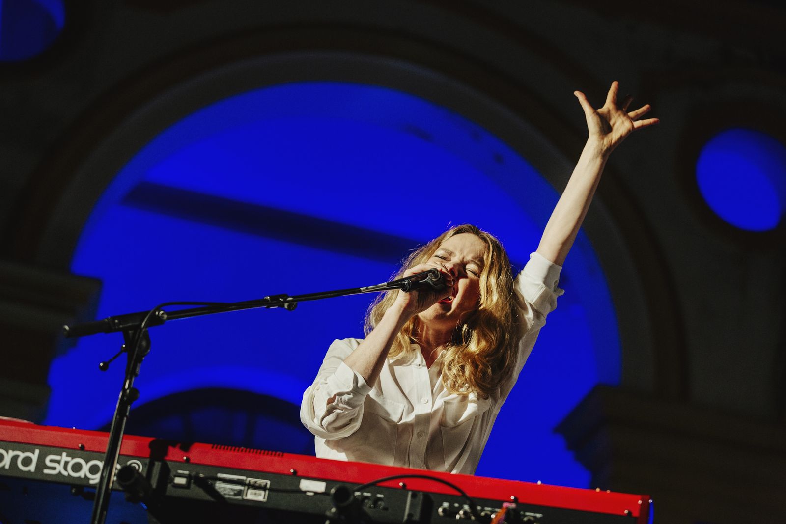 Christina Rosenvinge, en un momento de su actuación.