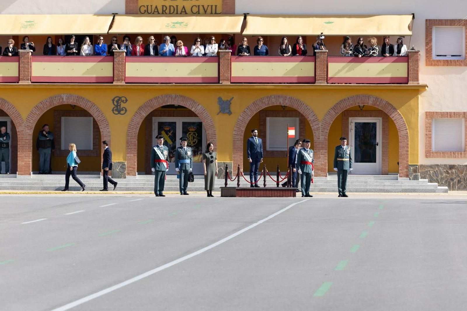 Acto de jura de bandera de la 130ª promoción de guardias civiles de la Academia de Baeza