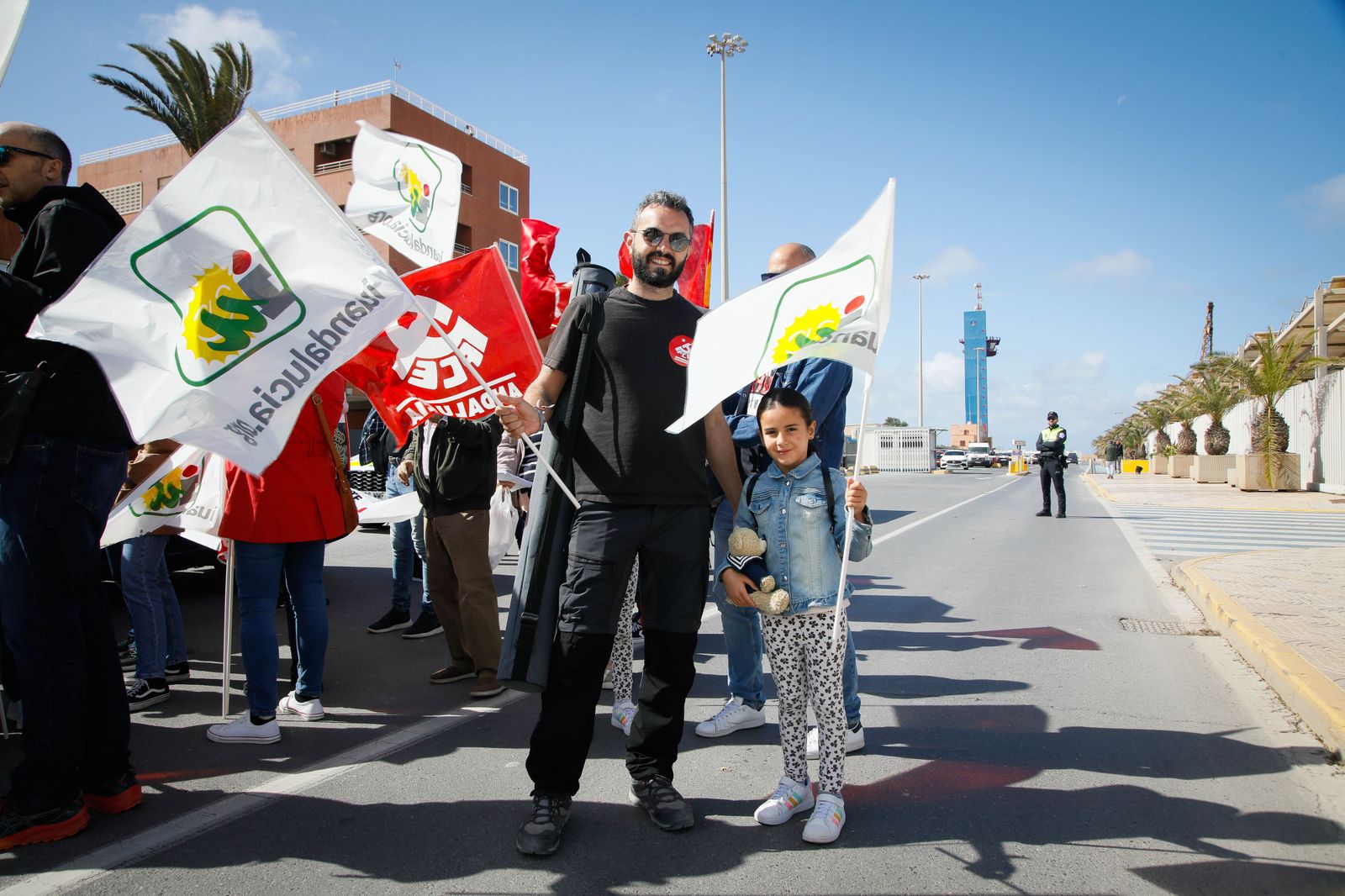 Las imágenes de la manifestación del Día del Trabajador en Almería
