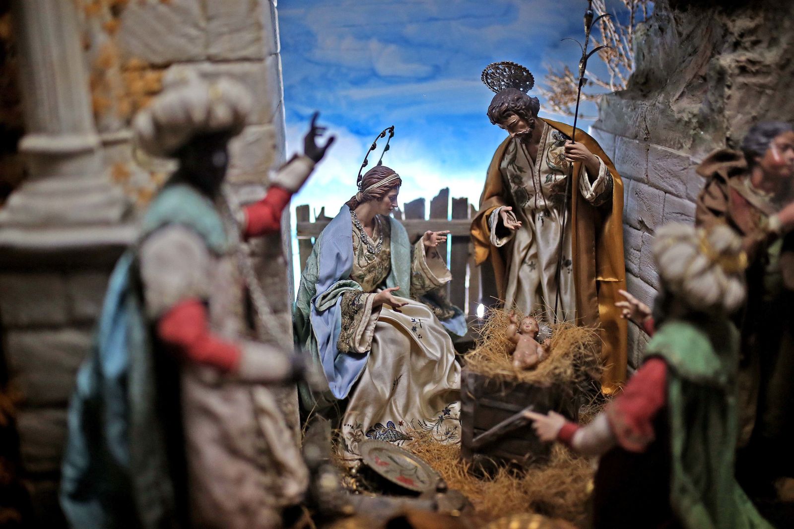 Varios de los Belenes que se pueden visitar los distintos lugares de Jerez