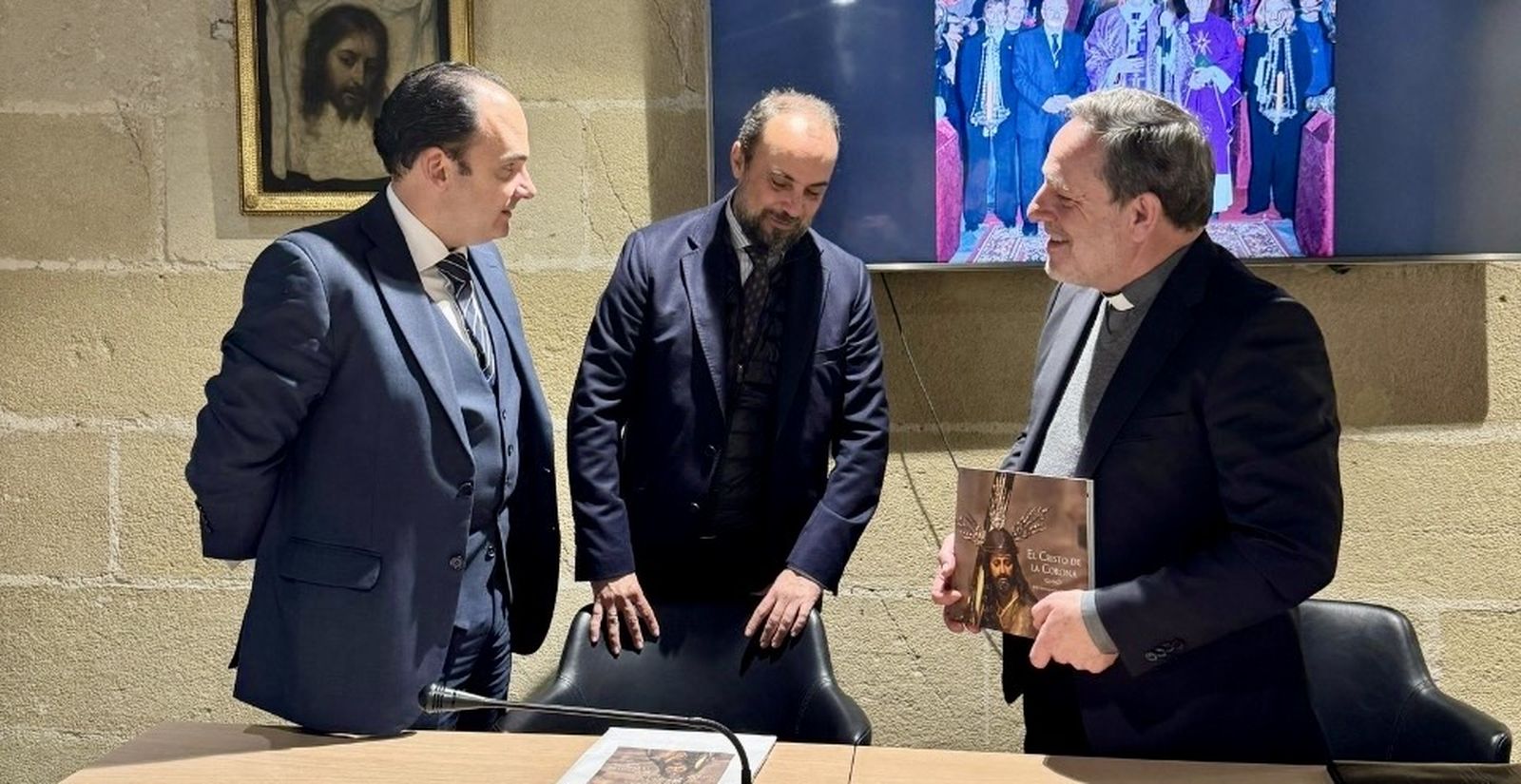 Rafael Belmonte, Isaías Pérez (hermano mayor) y Pablo Noguera.
