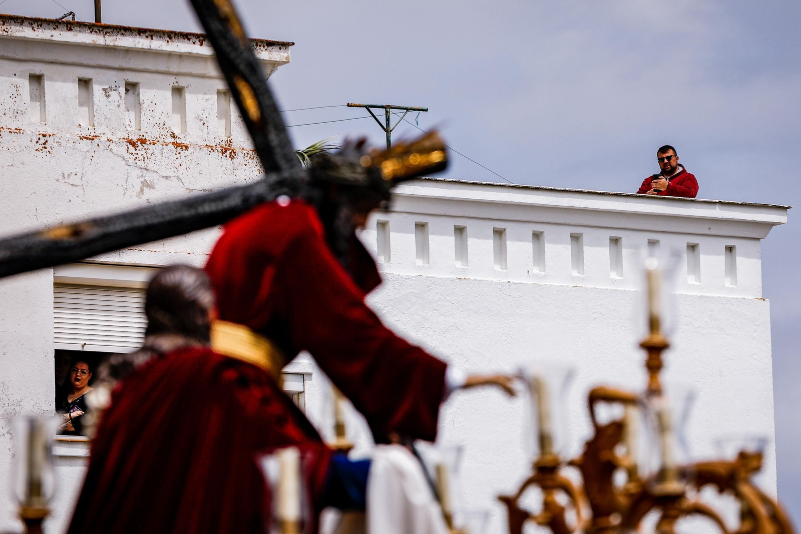 Las imágenes de la Hermandad de Tres Caídas de la Semana Santa de San Fernando 2025