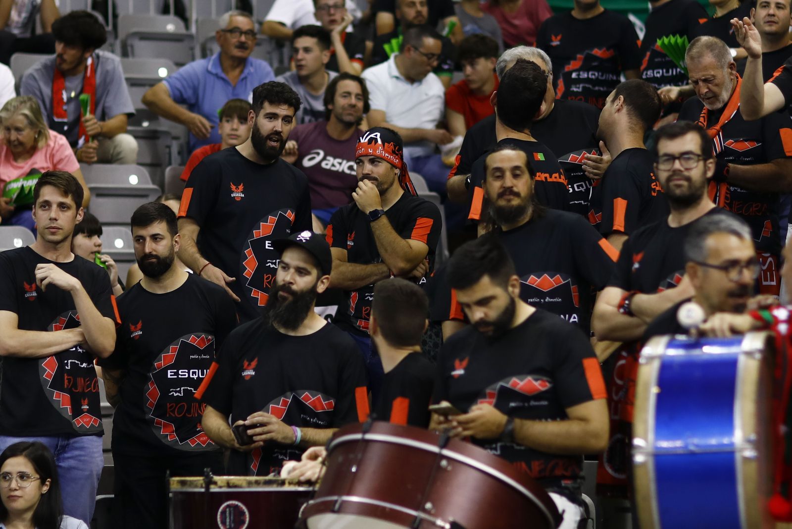 Aficionados del Covirán Granada en el partido ante el Casademont Zaragoza