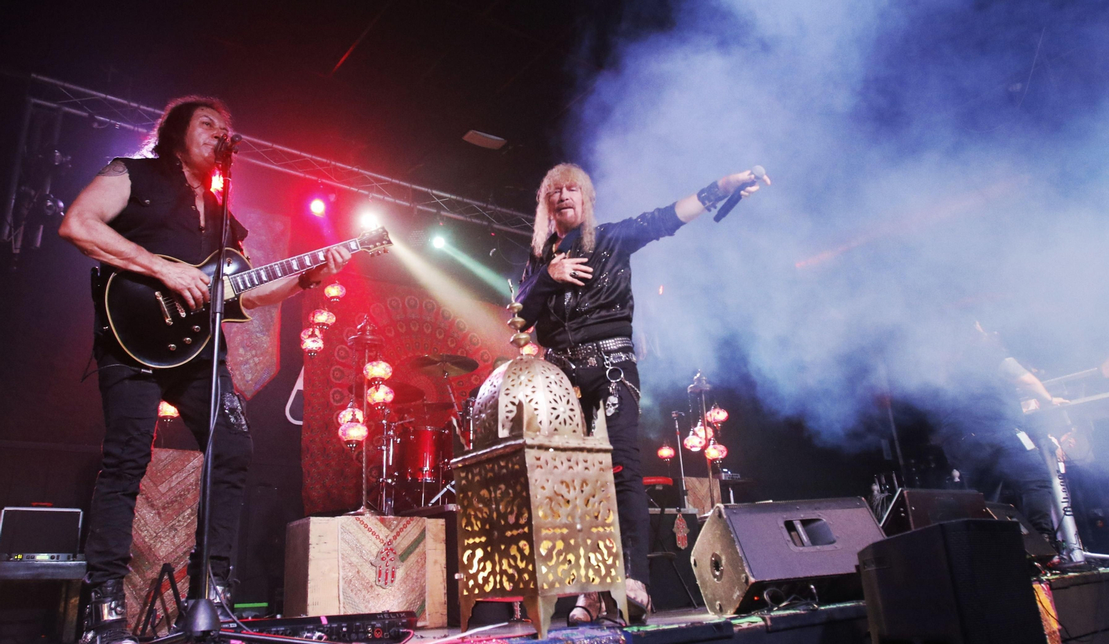 Un momento del concierto de Medina Azahara en la Sala M100.