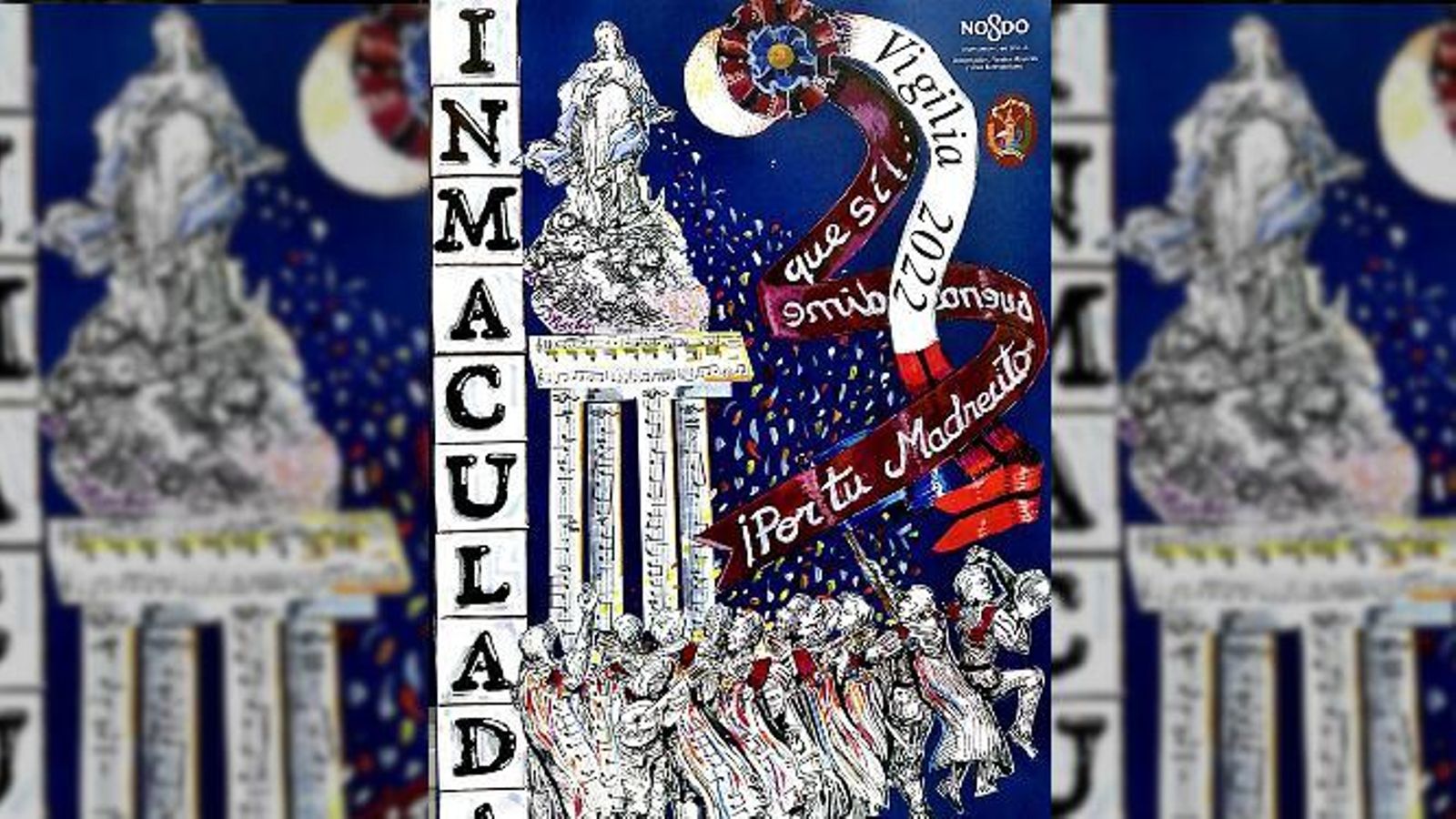 Cartel de la Vigilia de la Inmaculada de 2022