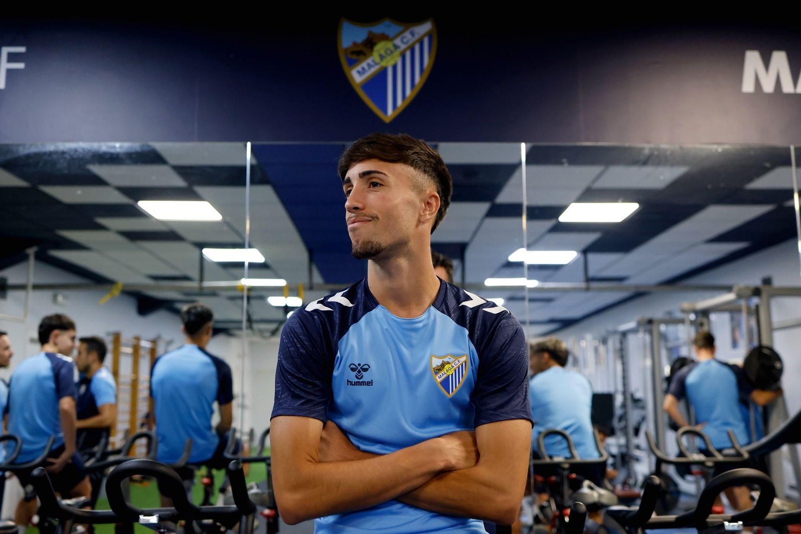 La nueva ropa de entrenamiento del Málaga CF