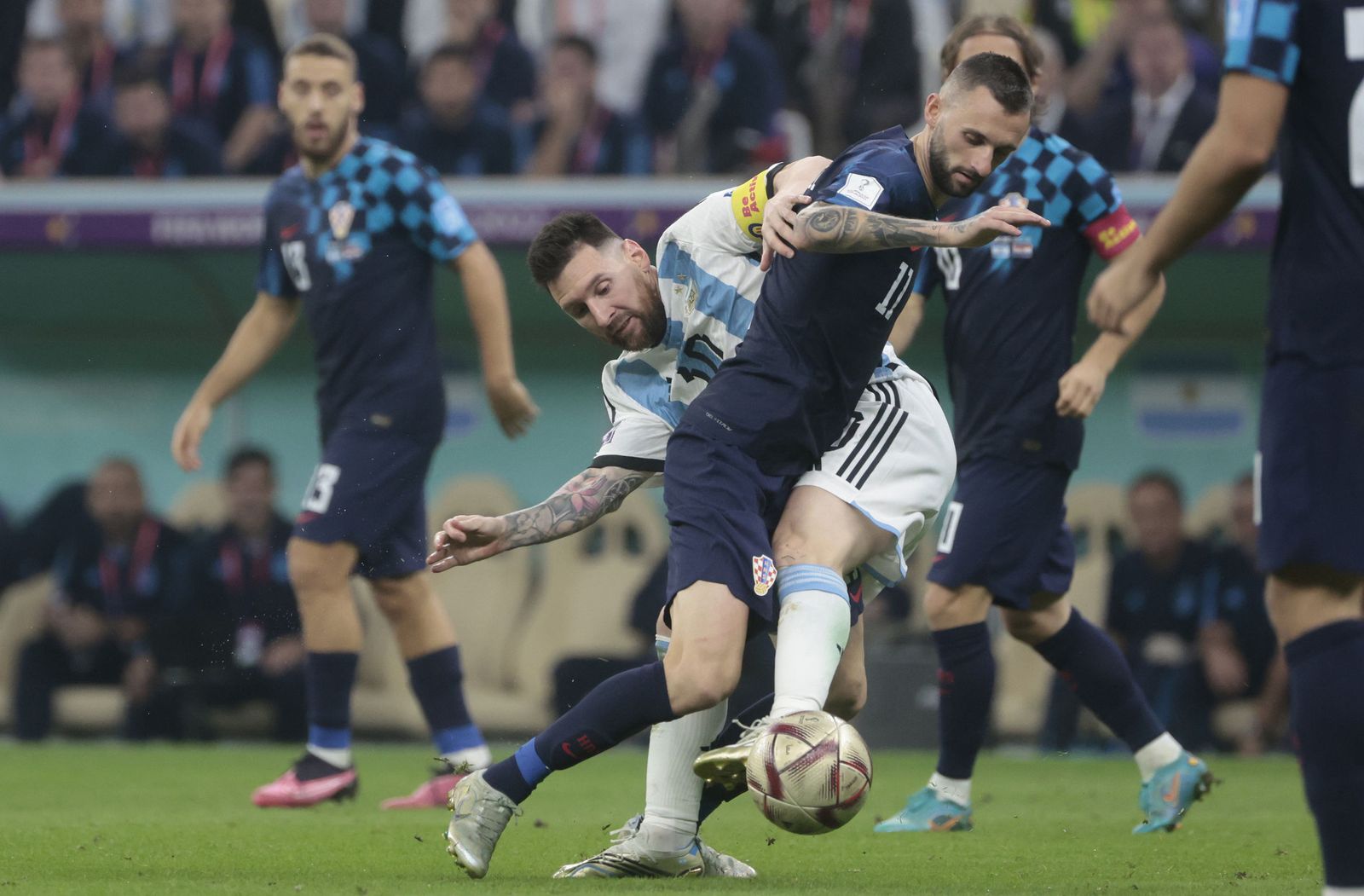Las fotos de Messi contra Croacia