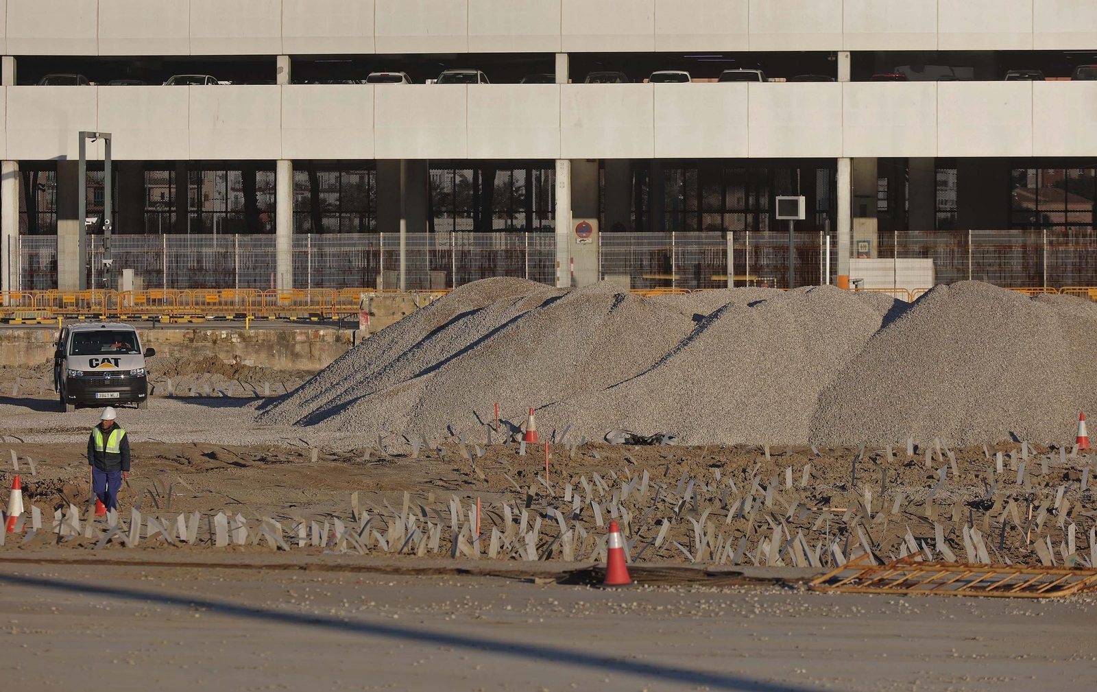 Fotos de las obras del nuevo muelle de Galera en el Puerto de Algeciras