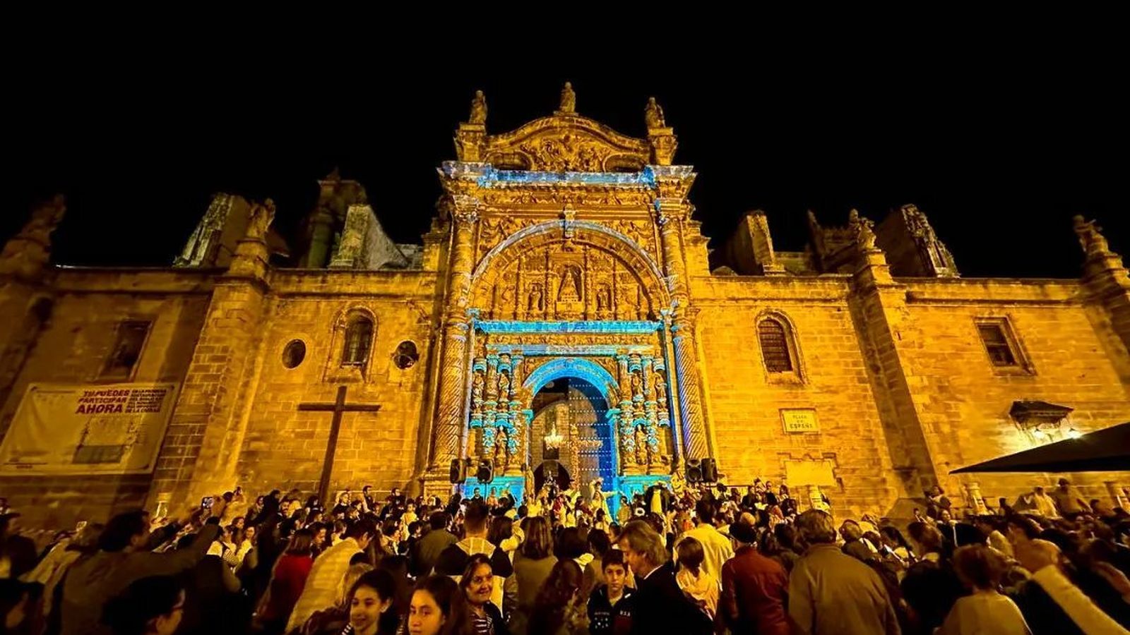 La plaza de España, curante la celebración de Holywins.