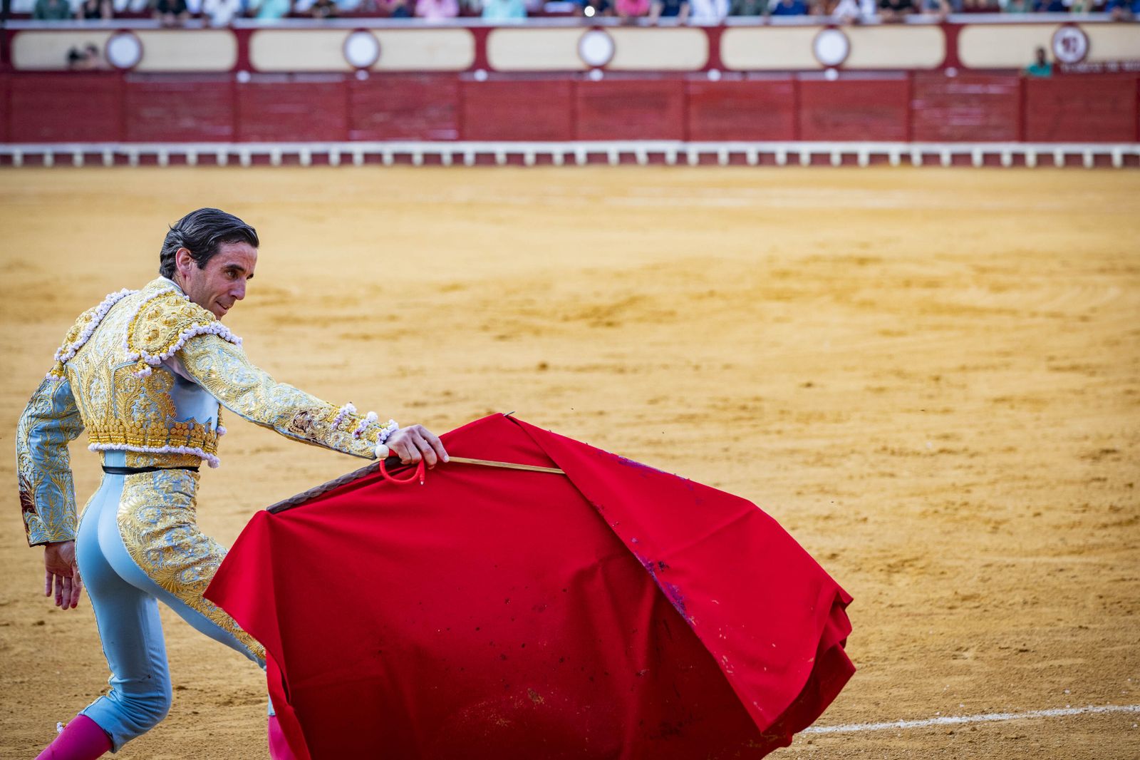 Daniel Crespo, Manzanares y Juan Ortega, en la plaza de toros de El Puerto