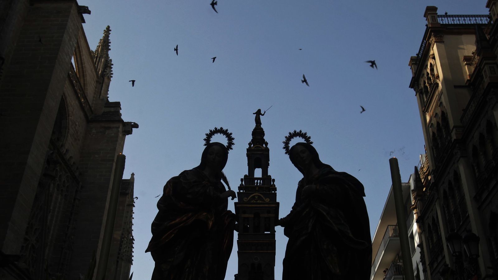 Contraluz de las Santas Justa y Rufina.