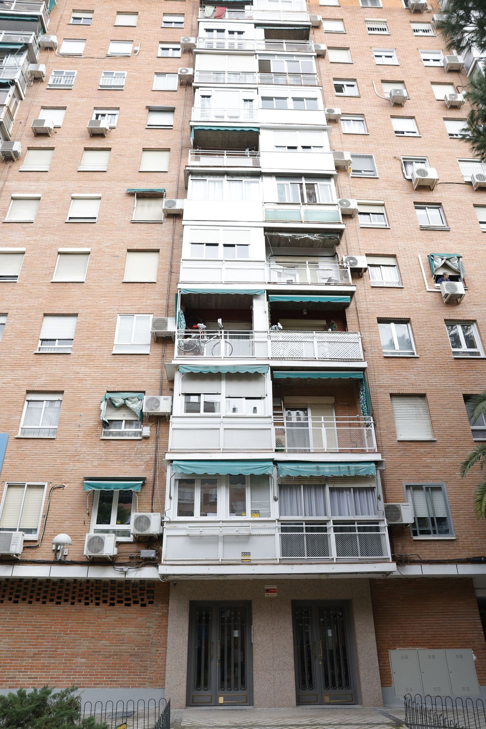 Edificio de Madrid donde tuvo lugar el suceso.
