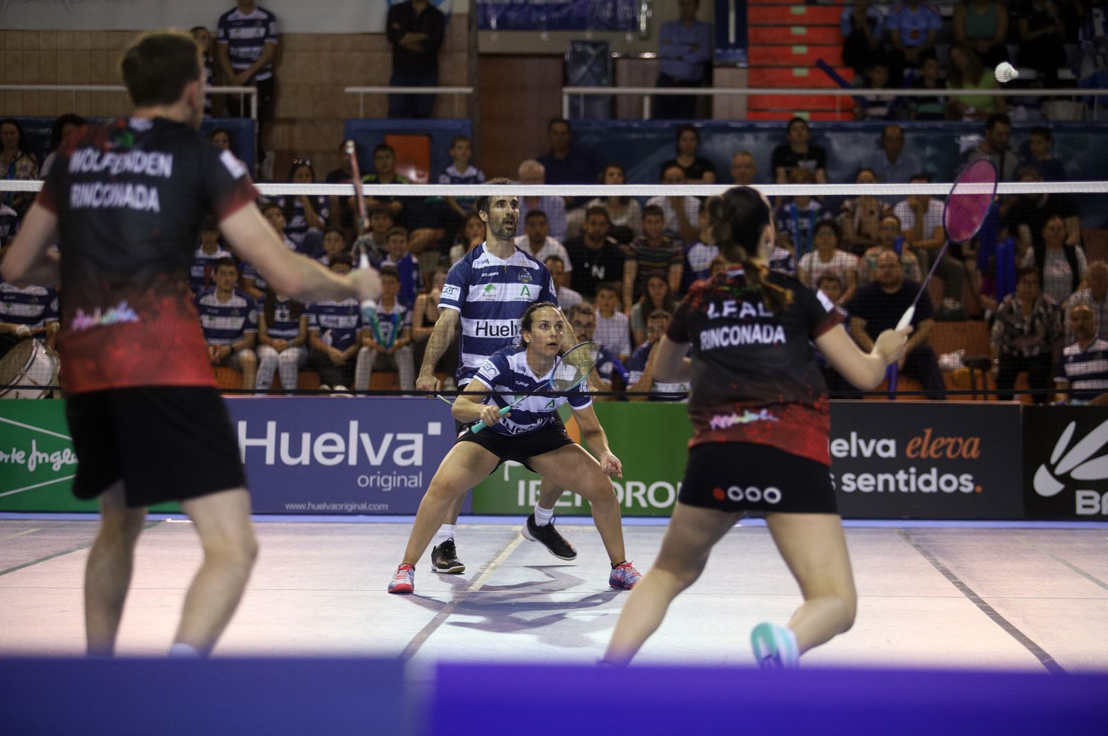 El decisivo partido de dobles mixto.