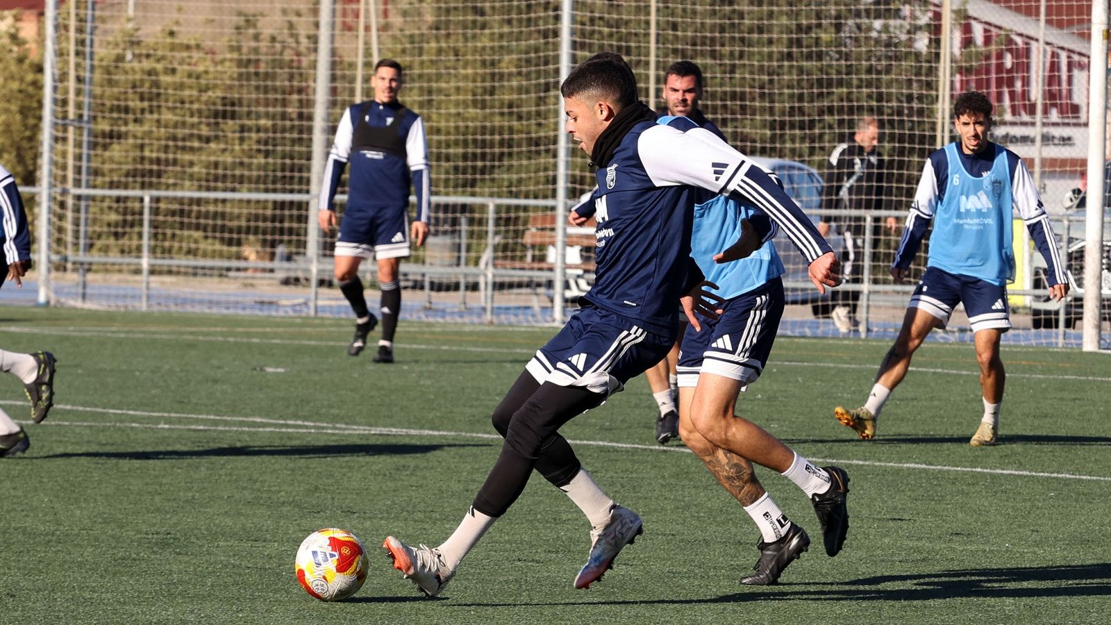 Imágenes del entrenamiento del Xerez CD en Picadueñas