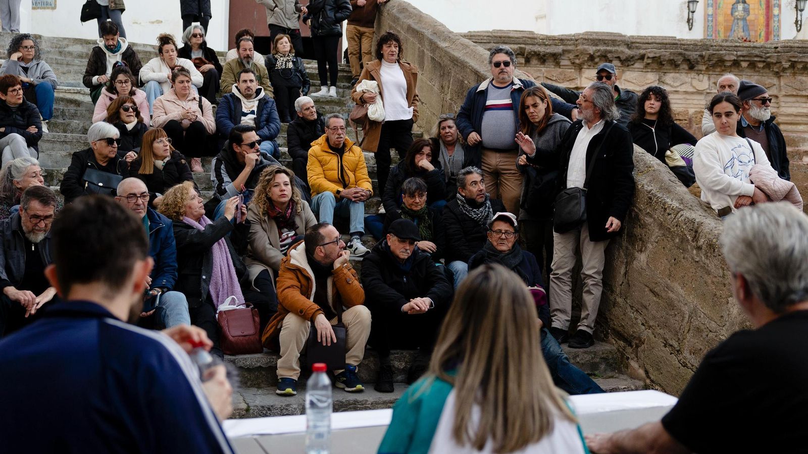 Algunos de los asistentes a la presentación del Sindicatos de Inquilinas de Cádiz.