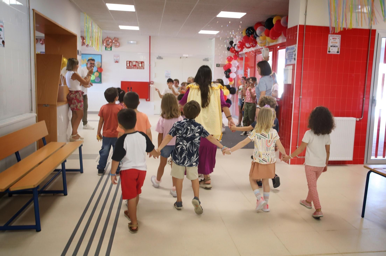 Las mejores imágenes de la vuelta al cole en el CEIP Nuevo Ensanche Sur