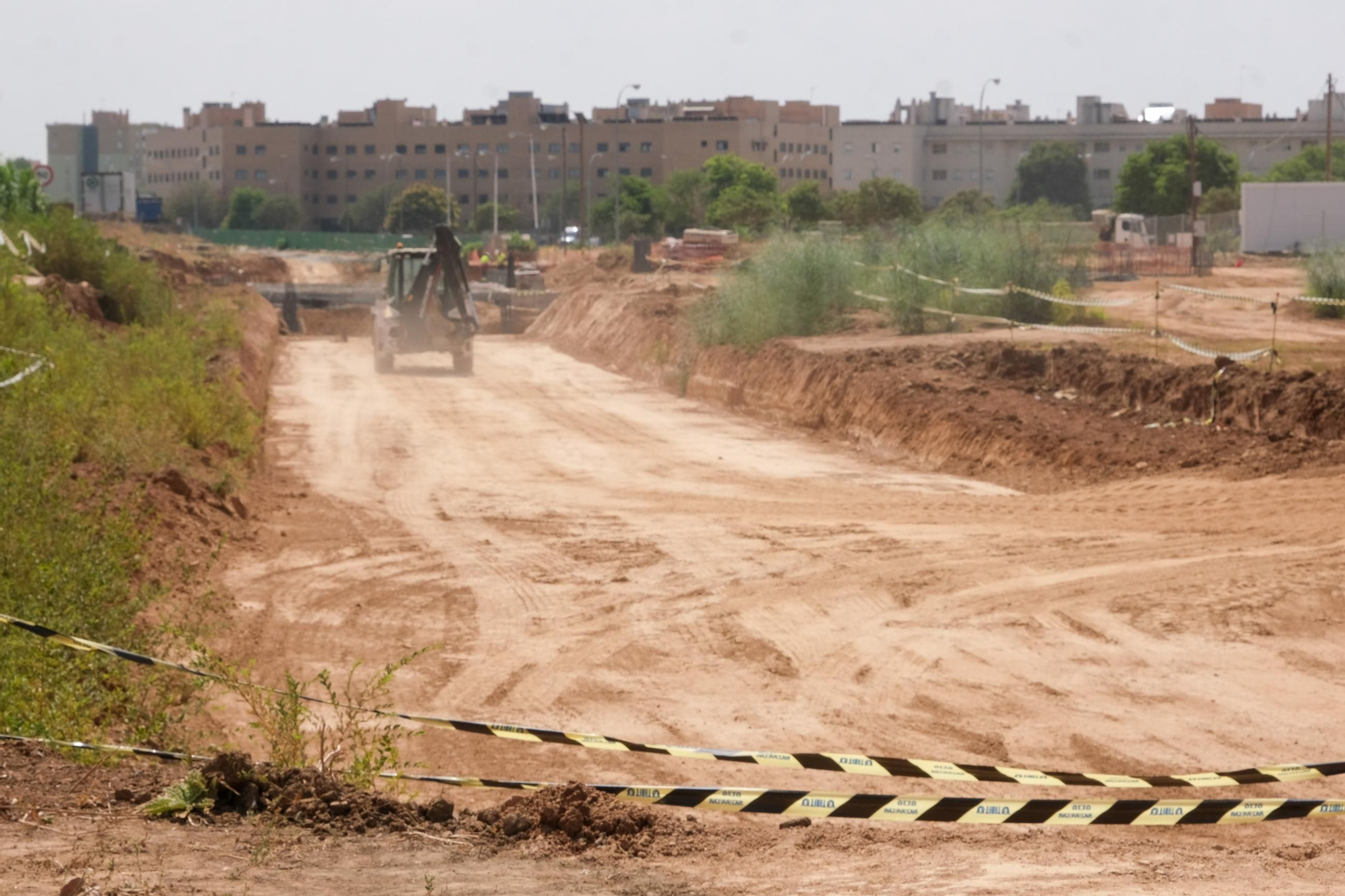 Así avanzan las obras del Metro de Sevilla en Pino Montano