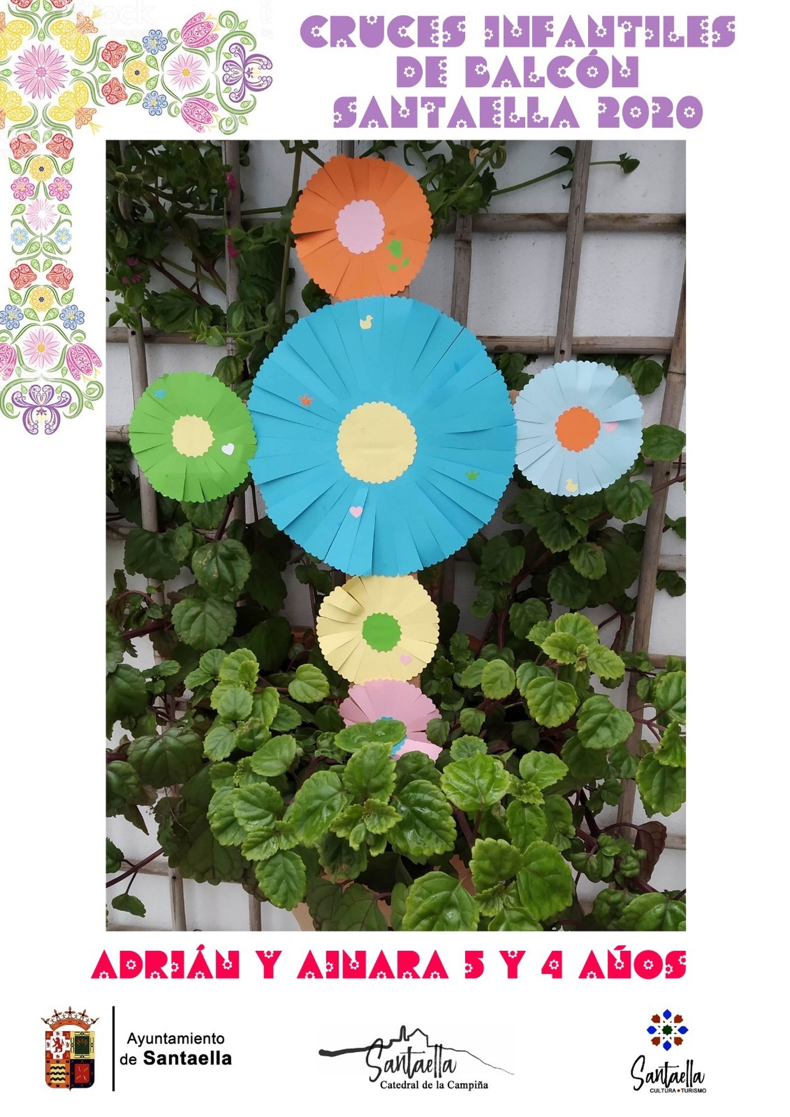 Así son las Cruces de Mayo de los niños de Santaella